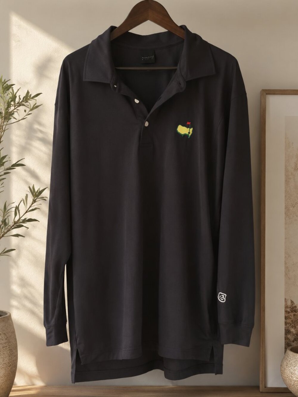 Dunning Golf Masters Augusta National Long Sleeve Polo Men's XL EUC